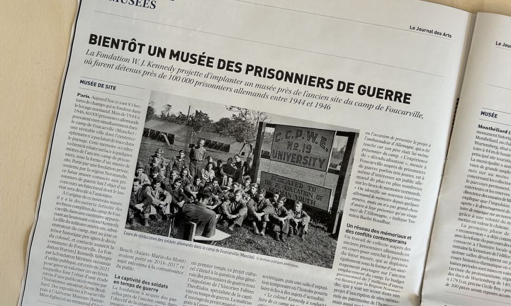 On en parle : le projet de Fourcarville est dans le Journal des Arts